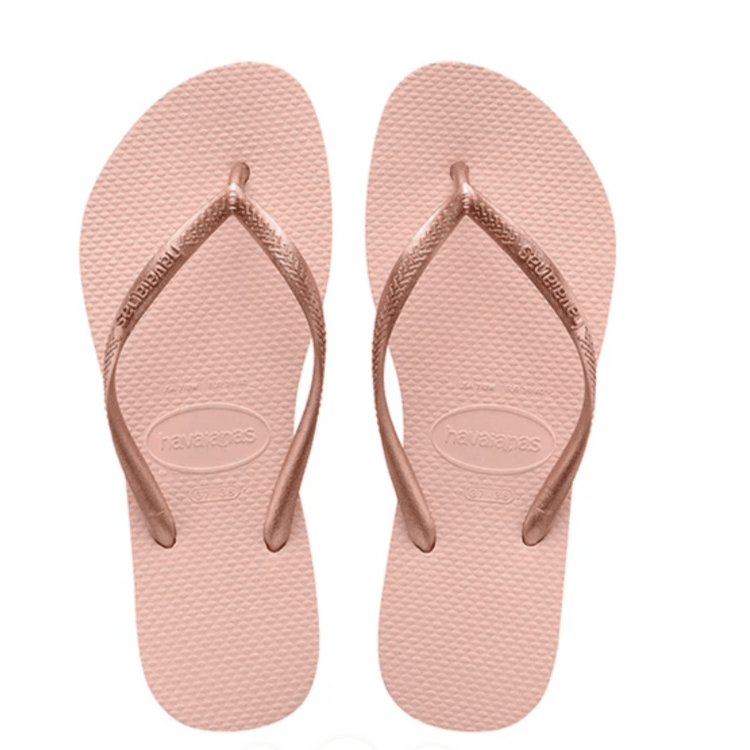 Havaianas Slim Sandals Aloha White EU 43 - 44 | US Women's 13 - 14 M 7893249248790 Shoe Deals Outlet