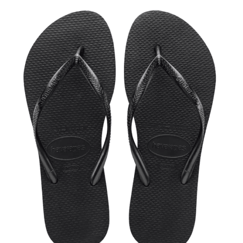 Havaianas Slim Sandals Black 11/12 M 7893249595573 Shoe Deals Outlet