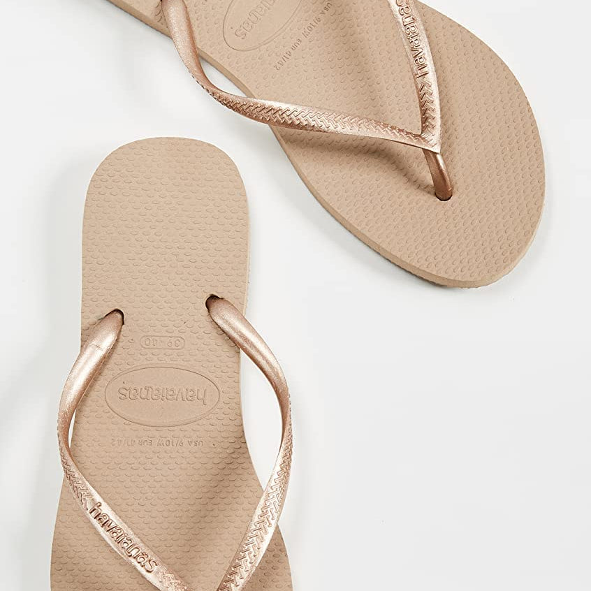 Havaianas Slim Sandals Pink Flux EU 35 - 36 | US Women's 5 - 6 M 7893249603193 Shoe Deals Outlet