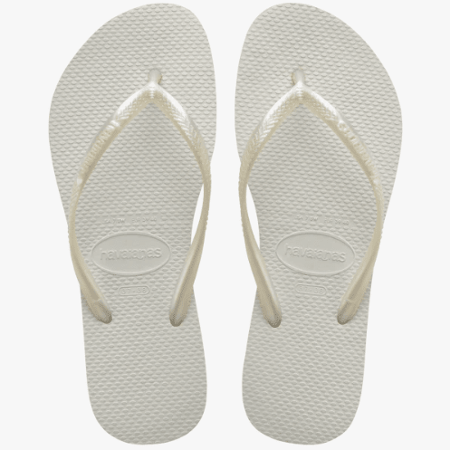 Havaianas Slim Sandals White 6 M 7890732316226 Shoe Deals Outlet
