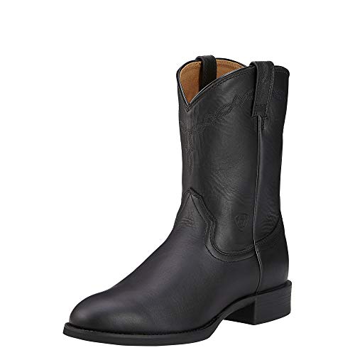 Ariat Heritage Roper Western Boot - Men's Black Shoe Deals Outlet