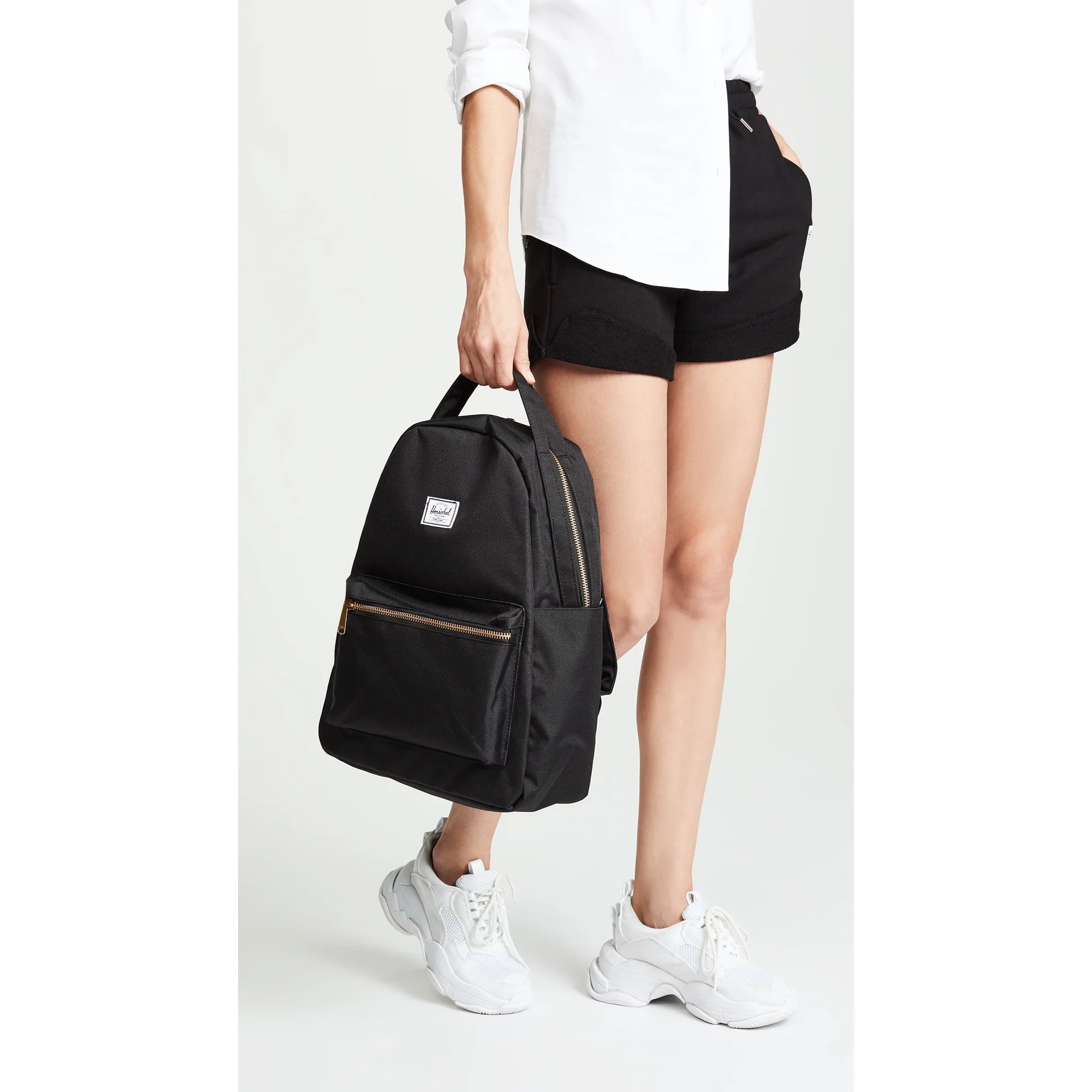 Herschel Supply Co. Nova Mid - Volume Backpack Black OS 828432209729 Shoe Deals Outlet