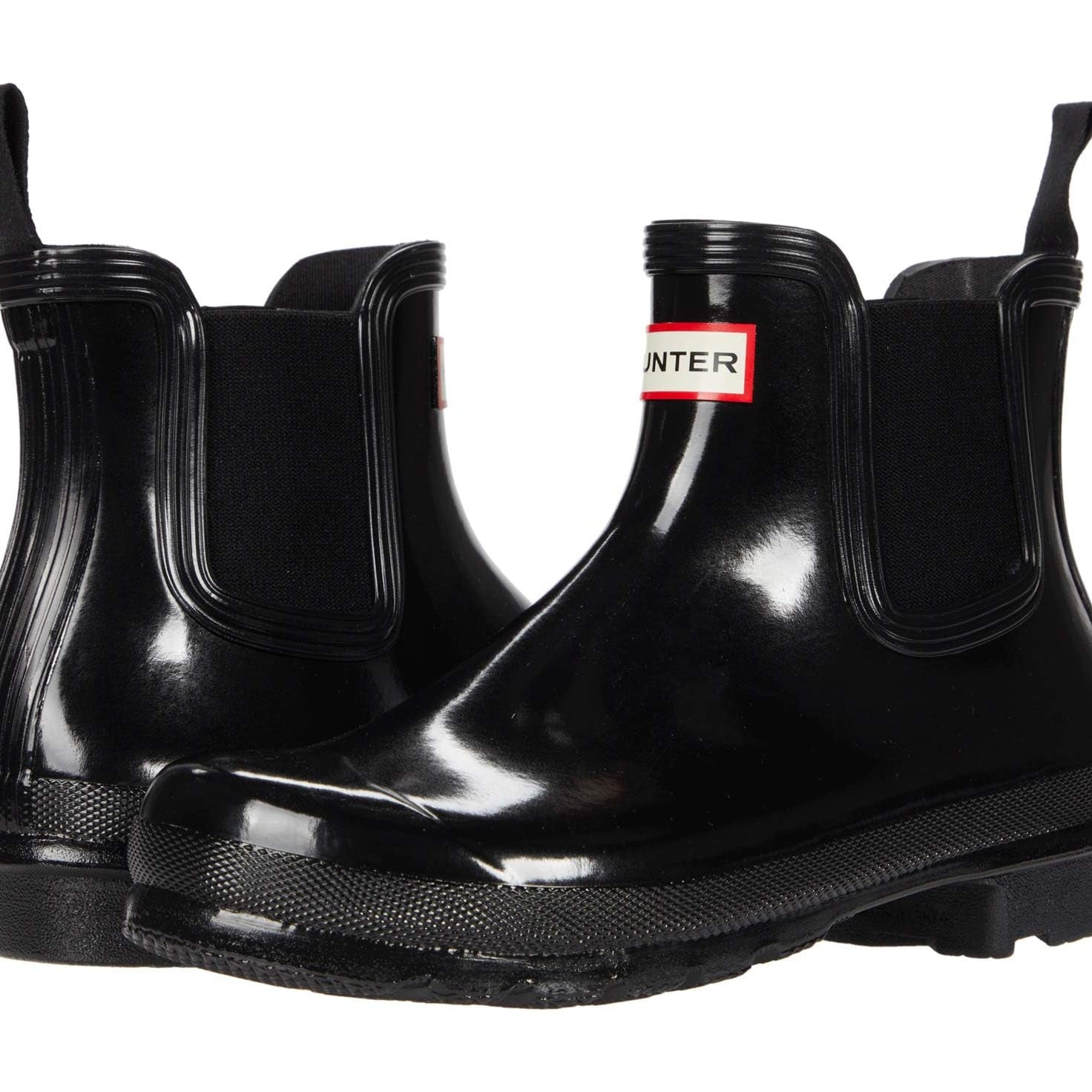 Hunter Original Short Gloss Boots Navy 5 M 5054916140027 Shoe Deals Outlet