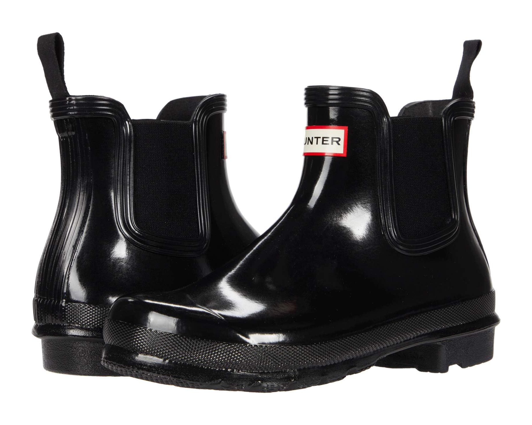 Hunter Original Short Gloss Boots Navy 5 M 5054916140027 Shoe Deals Outlet