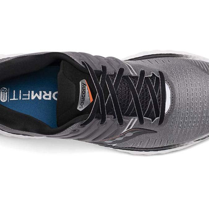 Saucony Hurricane 22 - Men's Grey/Black Shoe Deals Outlet