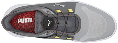 PUMA Ignite Fasten8 Pro Golf Shoe - Men's High Rise - puma Silver - quiet Shade Shoe Deals Outlet