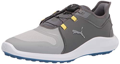 PUMA Ignite Fasten8 Pro Golf Shoe - Men's High Rise - puma Silver - quiet Shade Shoe Deals Outlet