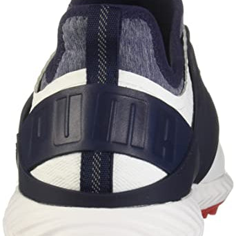 PUMA Ignite PWRADAPT Caged Golf Shoes - Men's White/Silver/Peacoat Shoe Deals Outlet