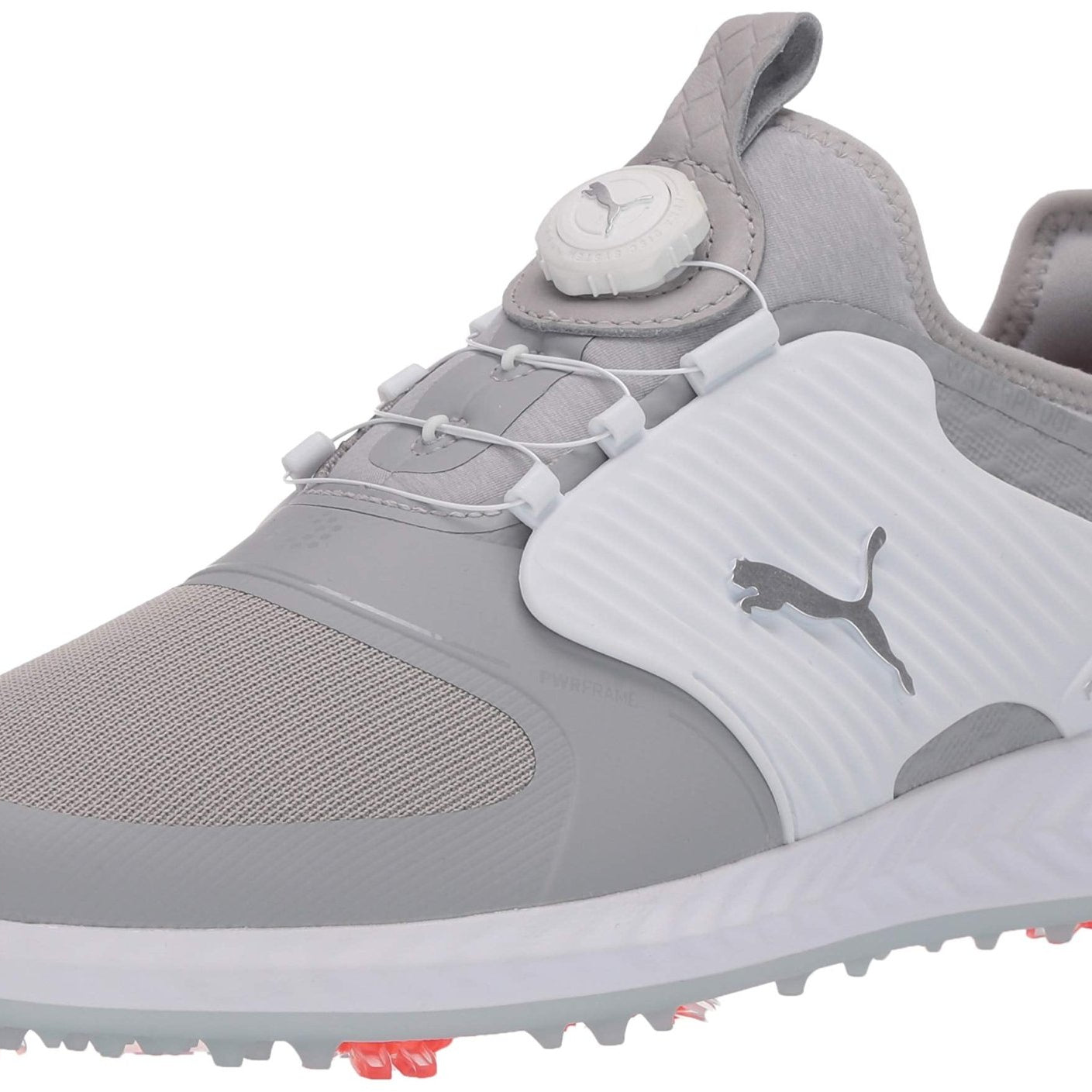 PUMA Ignite PWRADAPT Caged Golf Shoes - Men's Gray Violet - puma Silver - puma White Shoe Deals Outlet