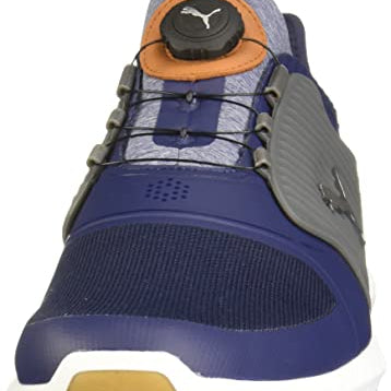 PUMA Ignite PWRADAPT Caged Golf Shoes - Men's Peacoat - puma Silver - quiet Shade Shoe Deals Outlet