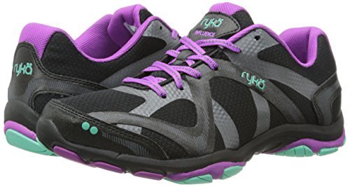Ryka Influence - Women's Black/Sugar Plum/Vivid Aqua Shoe Deals Outlet