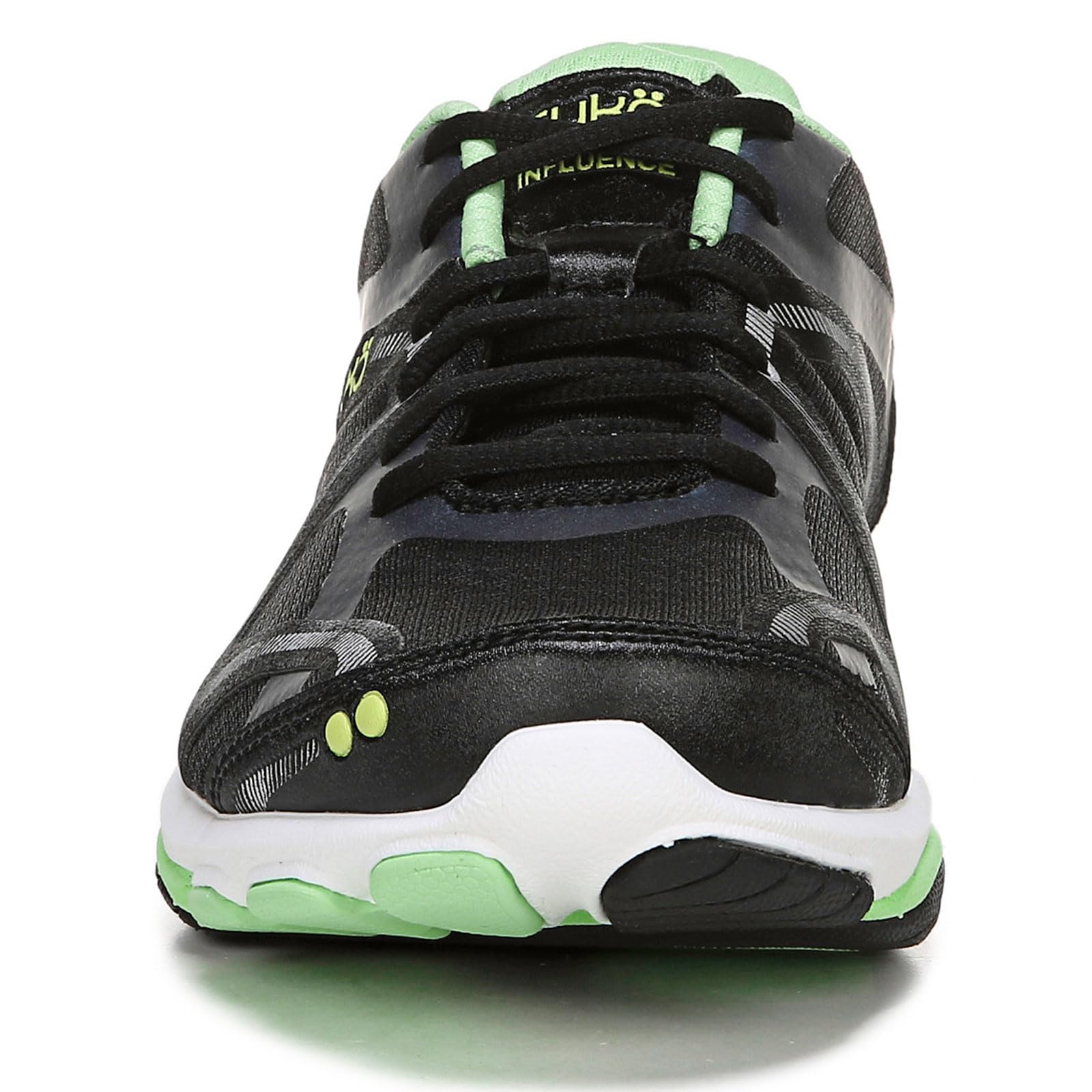 Ryka Influence - Women's Black/Green Shoe Deals Outlet