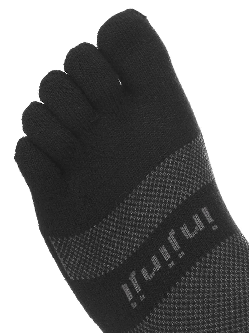 Injinji Run Midweight No - Show Toe Socks Black Large 760172011876 Shoe Deals Outlet
