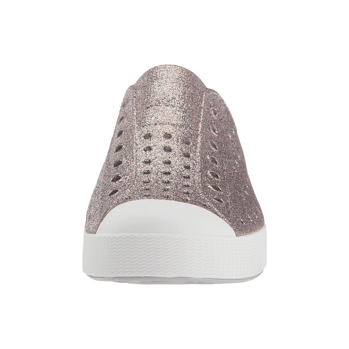 Native Shoes Kids Jefferson Bling - Kids Metal Bling/Shell White Shoe Deals Outlet