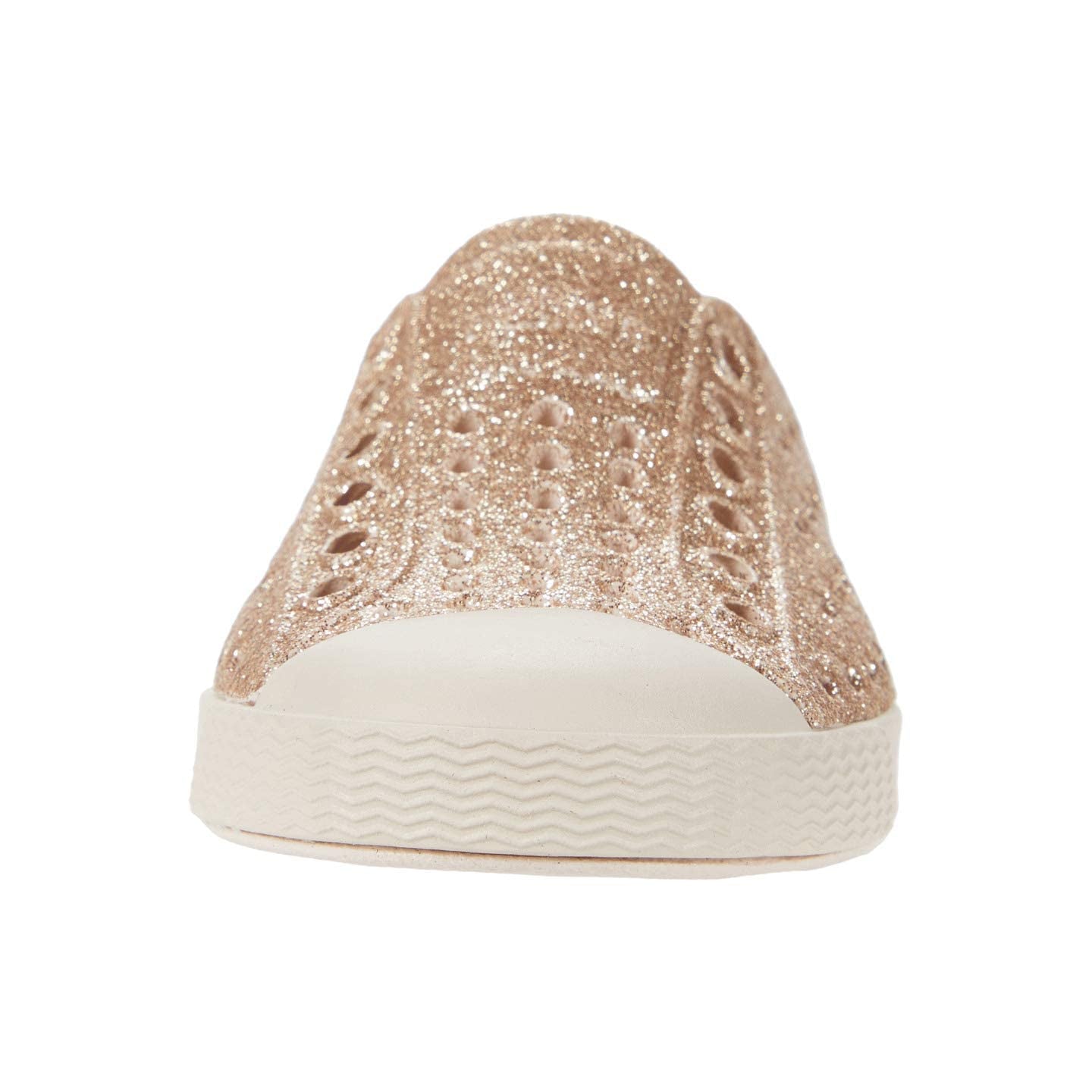 Native Shoes Kids Jefferson Bling - Kids Rock Salt Bling/Rock Salt Pink Shoe Deals Outlet