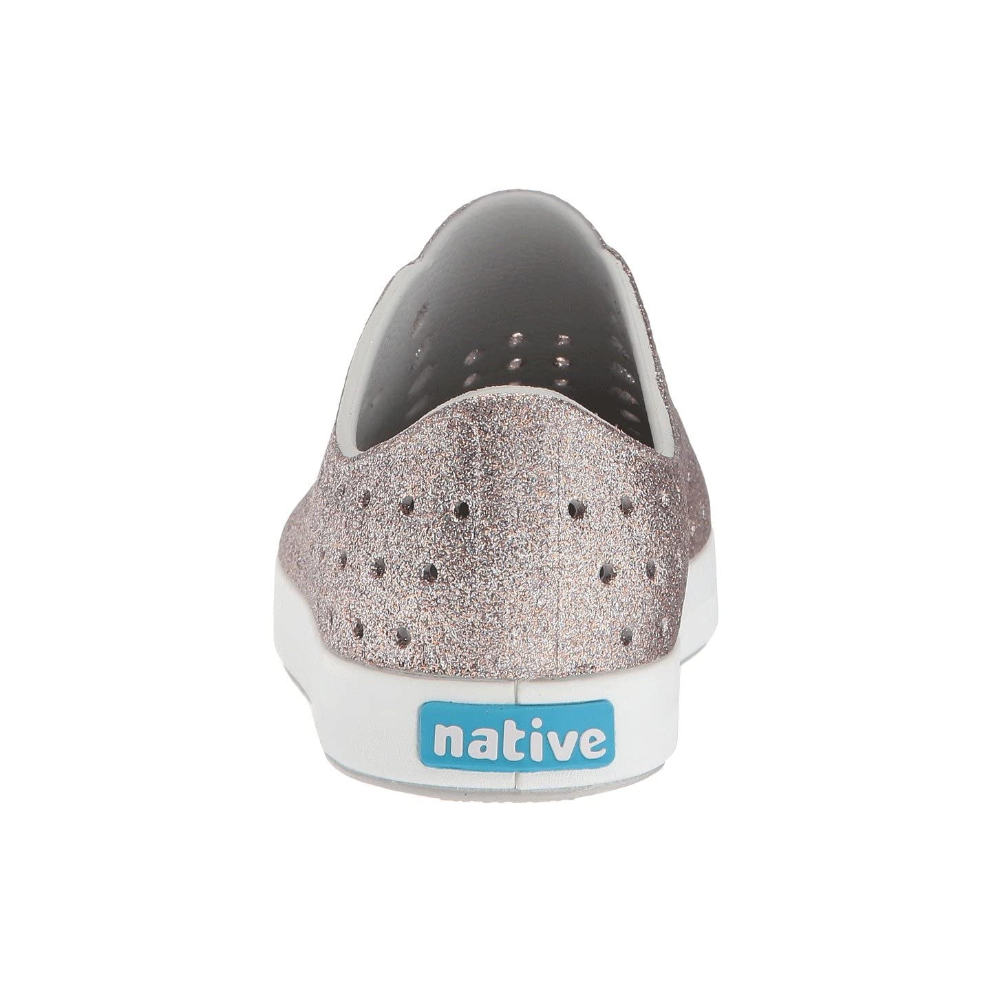 Native Shoes Kids Jefferson Bling - Kids Metal Bling/Shell White Shoe Deals Outlet