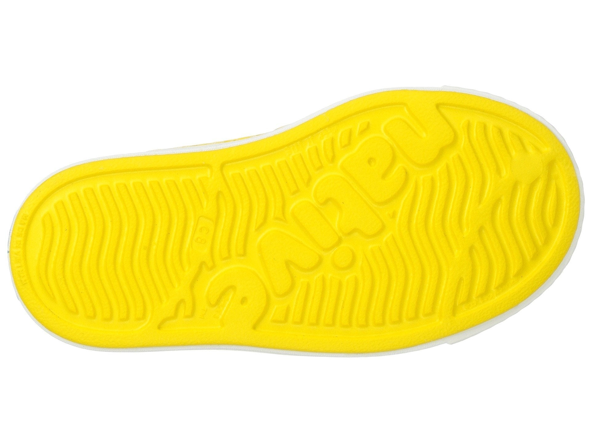 Native Shoes Kids Jefferson - Kids Crayon Yellow/Shell White Shoe Deals Outlet