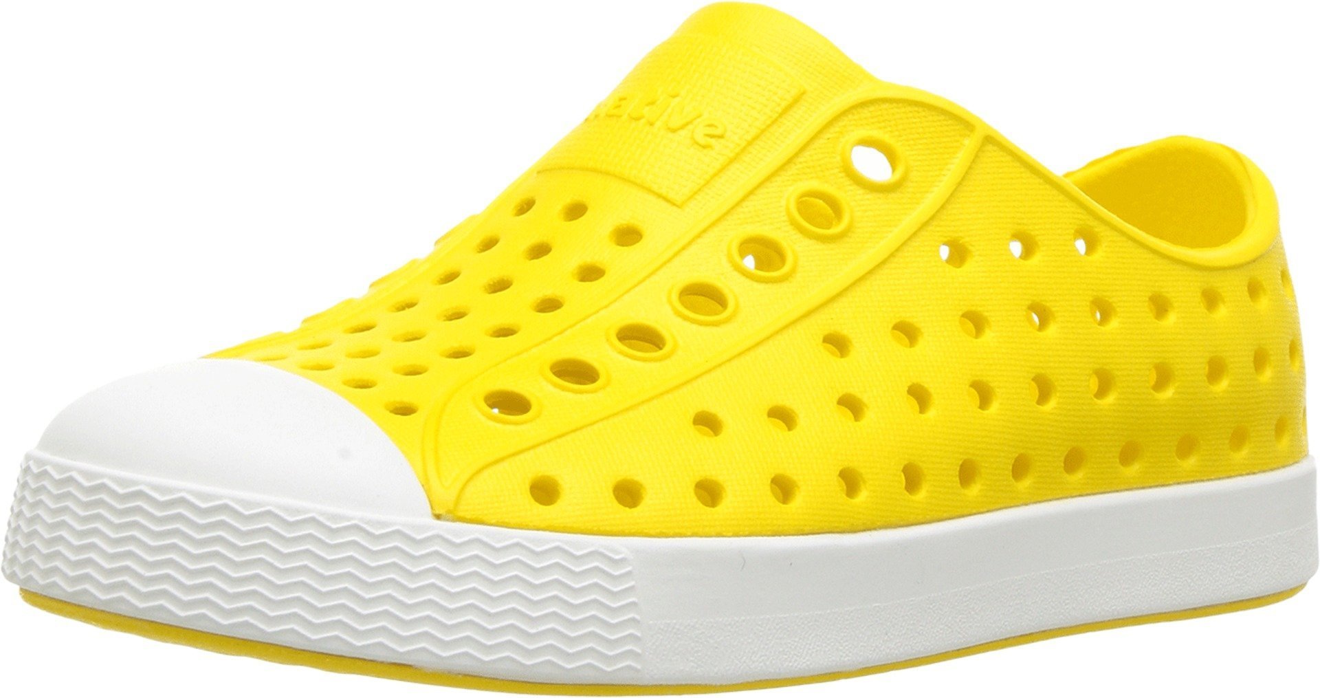Native Shoes Kids Jefferson - Kids Crayon Yellow/Shell White Shoe Deals Outlet