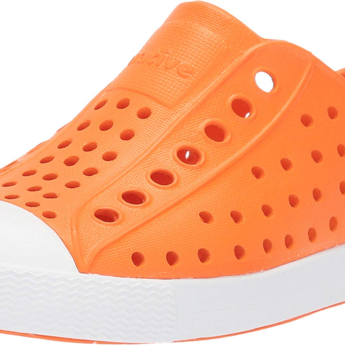 Native Shoes Kids Jefferson - Kids City Orange/Shell White Shoe Deals Outlet