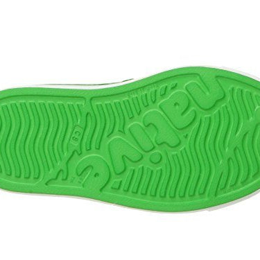 Native Shoes Kids Jefferson - Kids Grasshopper Green/Shell White Shoe Deals Outlet