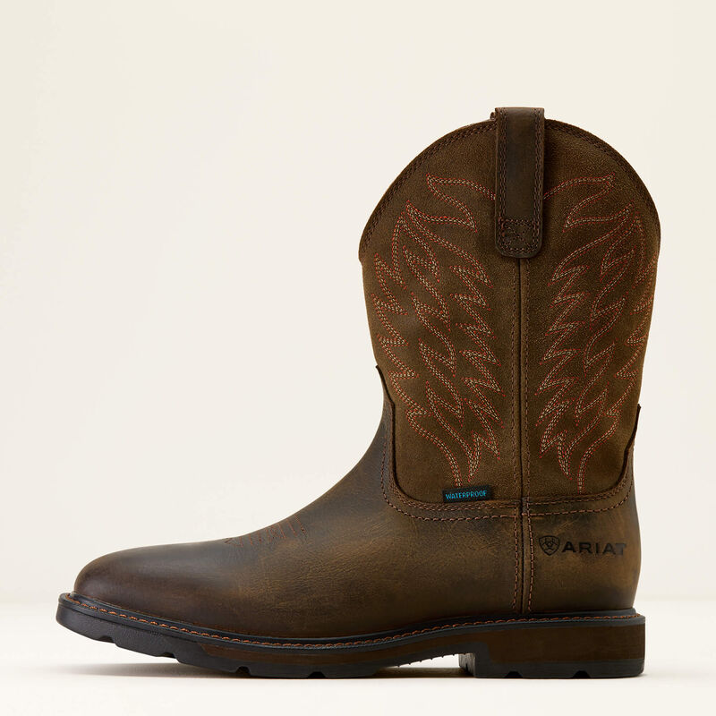 Ariat Groundbreaker Wide Square Toe Waterproof Work Boot - Men's