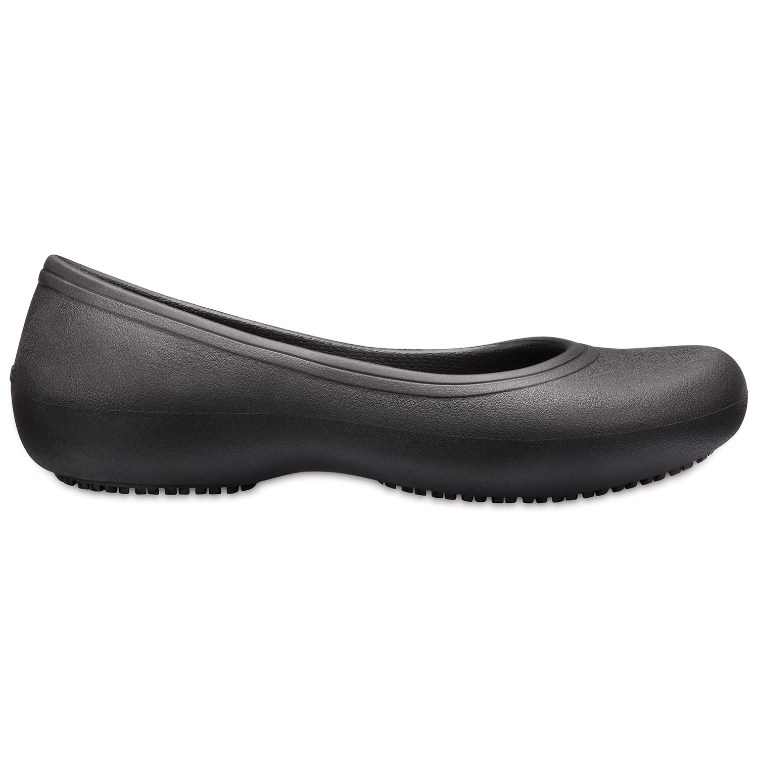 Crocs Kadee ll Work Flat - Women's Black/Black Shoe Deals Outlet