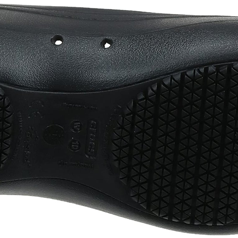 Crocs Kadee ll Work Flat - Women's Black/Black Shoe Deals Outlet