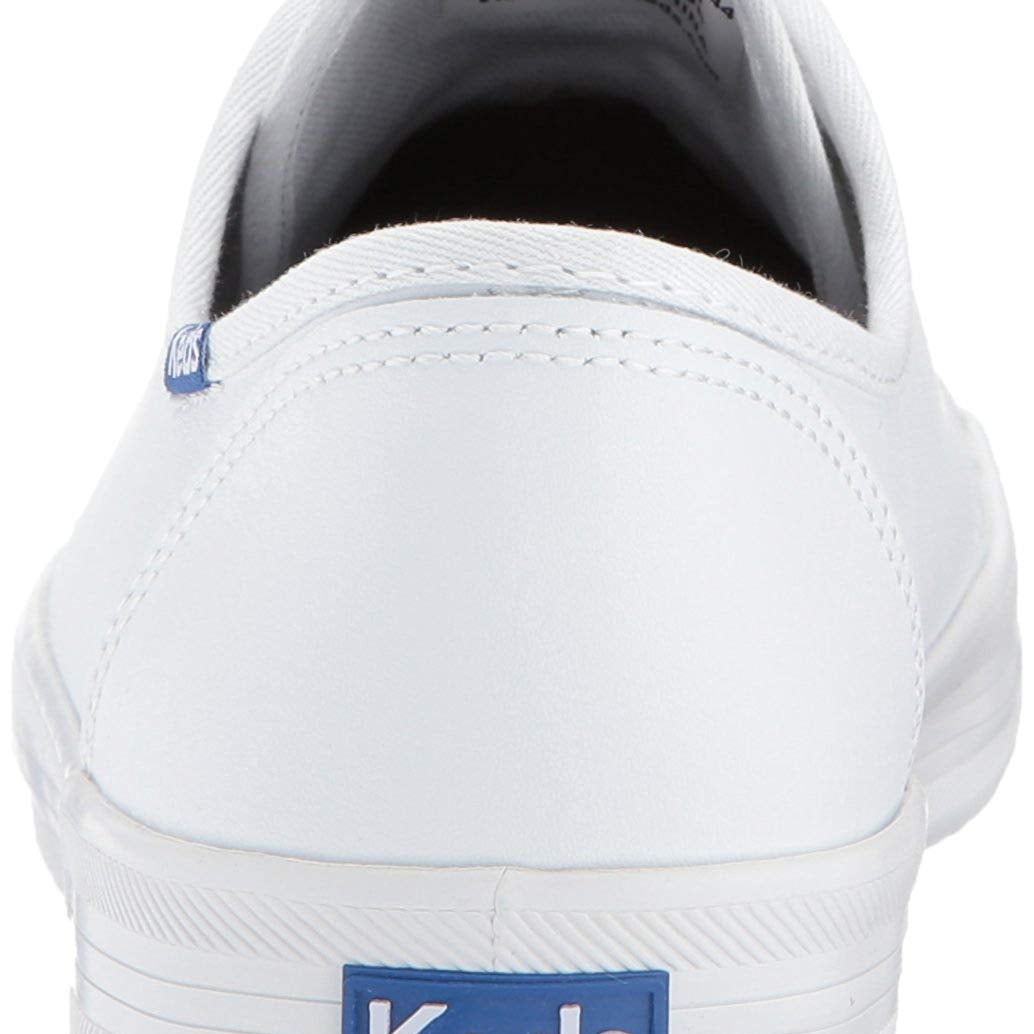 Keds Kickstart Leather - Women's White/Blue Shoe Deals Outlet