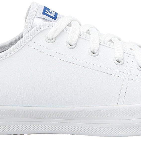 Keds Kickstart Leather - Women's White/Blue Shoe Deals Outlet