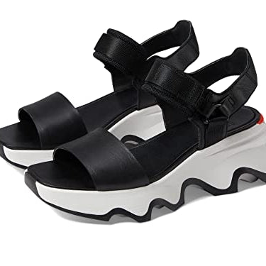 SOREL Kinetic Impact Y - Strap - Women's Black, Sea Salt Shoe Deals Outlet