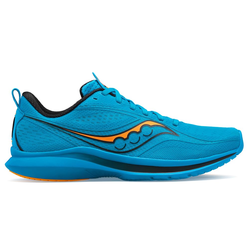 Saucony Kinvara 13 - Men's Ocean/Gold Shoe Deals Outlet