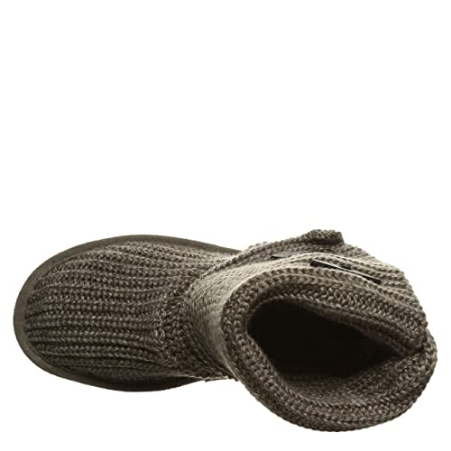 BEARPAW Knit Tall Boots - Women's Gray Shoe Deals Outlet