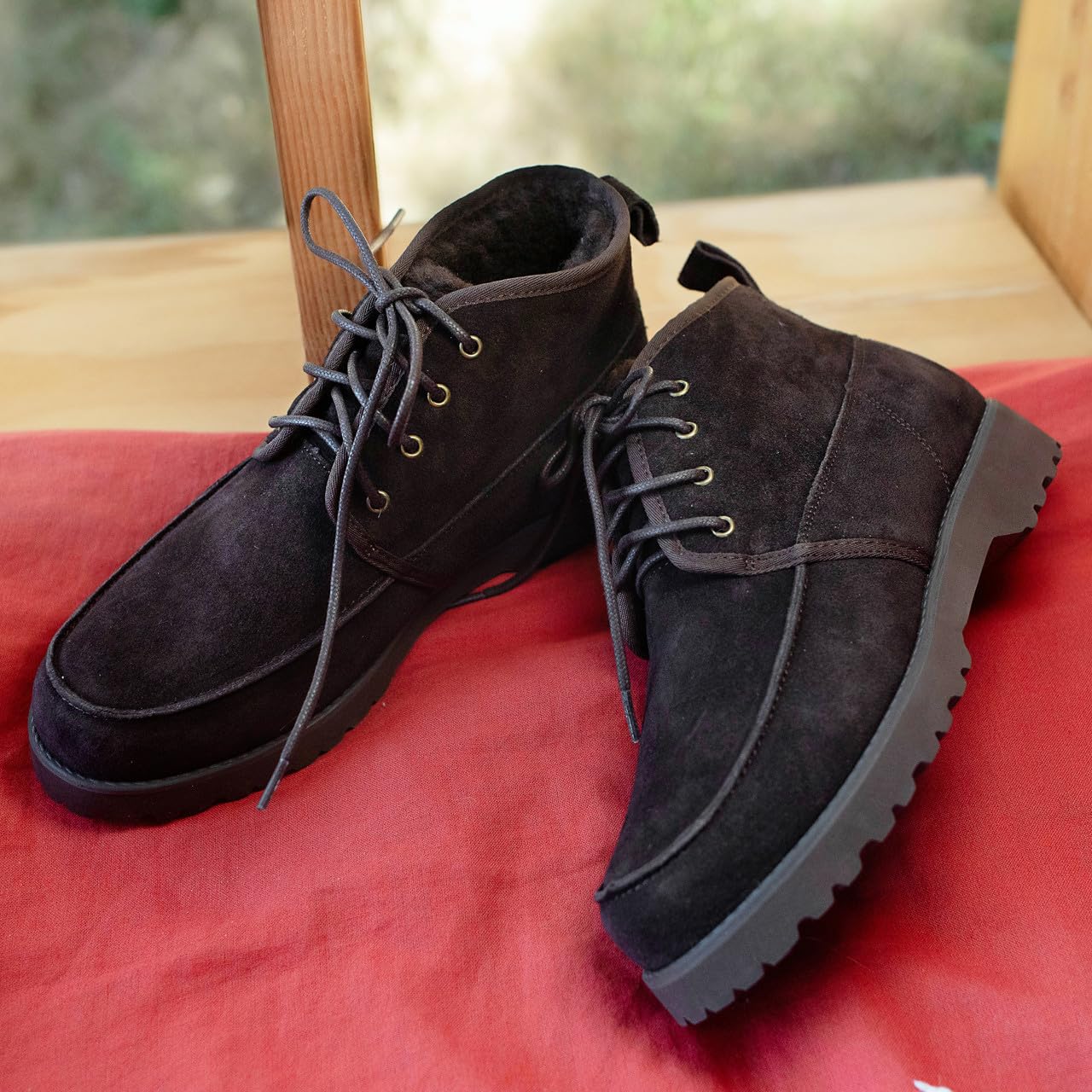 BEARPAW Kyle Boot - Men's Chocolate Shoe Deals Outlet