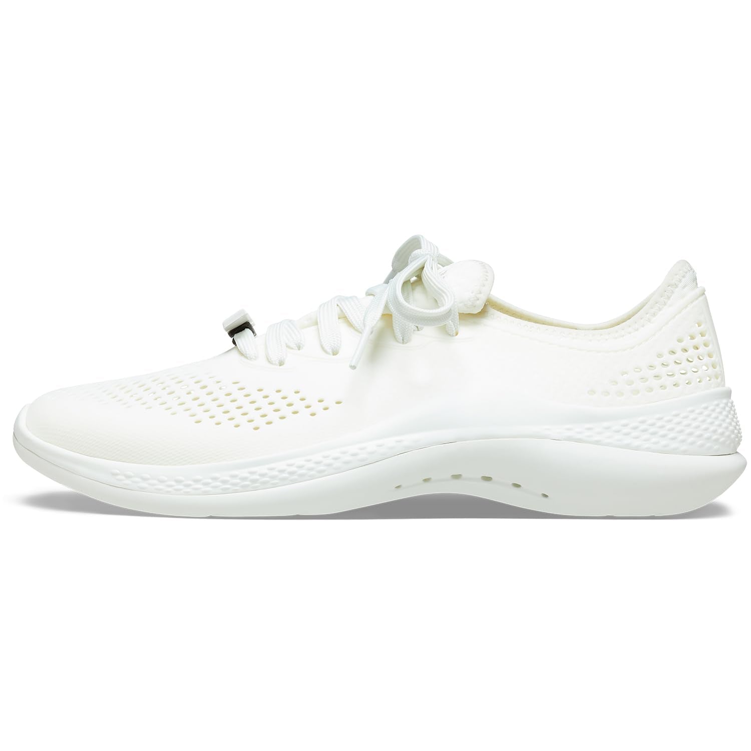 Crocs LiteRide 360 Pacer Sneaker - Women's Almost White/Almost White Shoe Deals Outlet