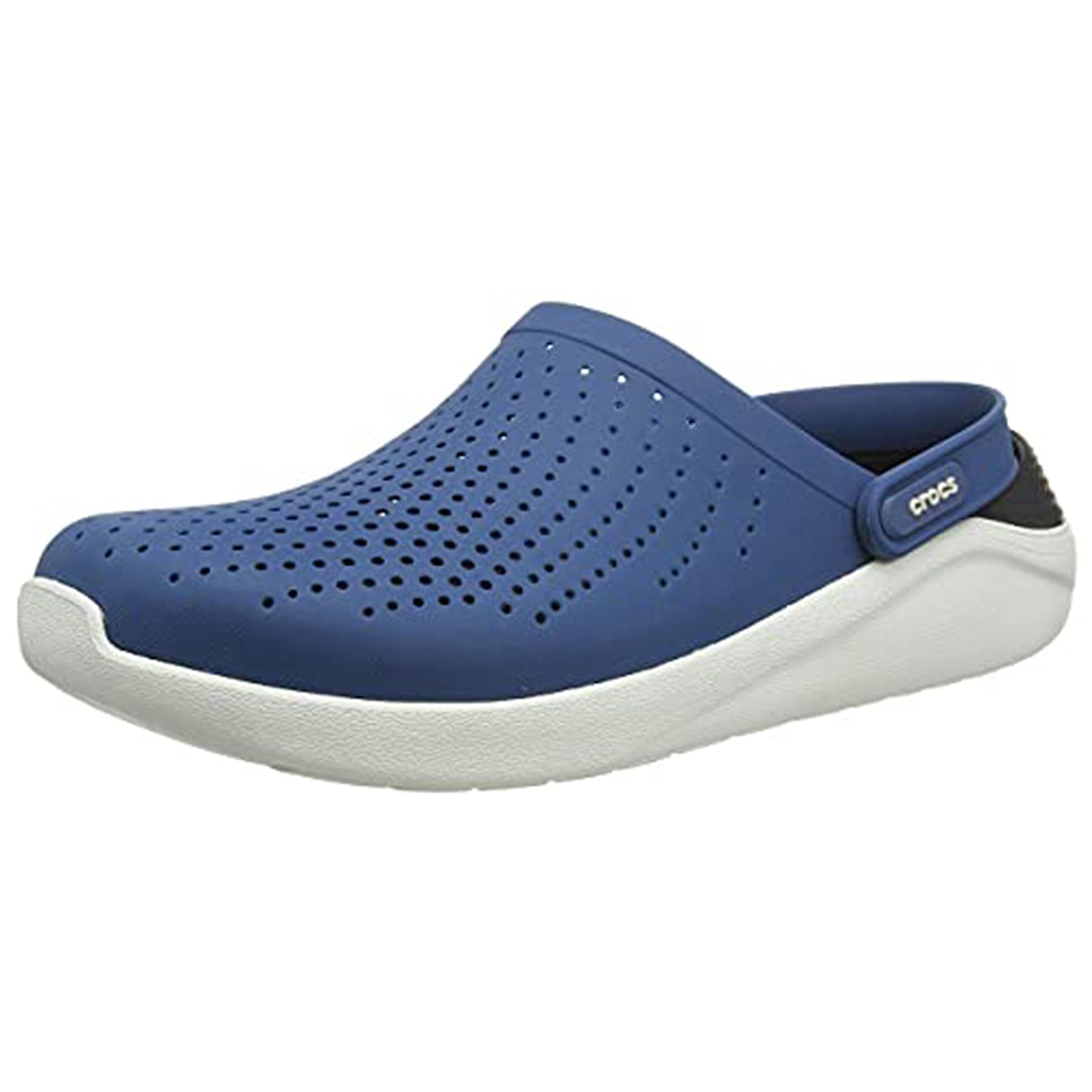 Crocs LiteRide Clog - Unisex Vivid Blue Almost White Shoe Deals Outlet