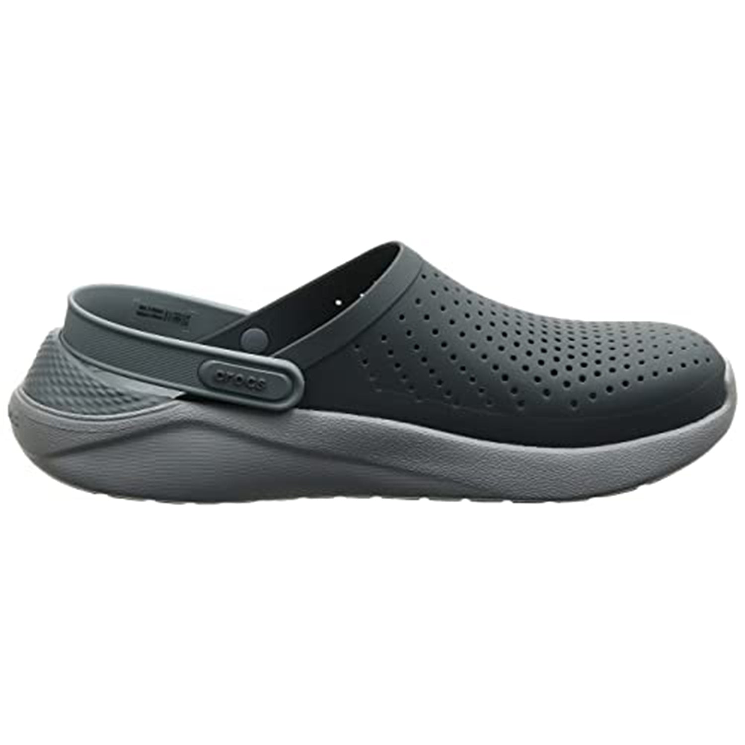 Crocs LiteRide Clog - Unisex Smoke/Pearl White Shoe Deals Outlet
