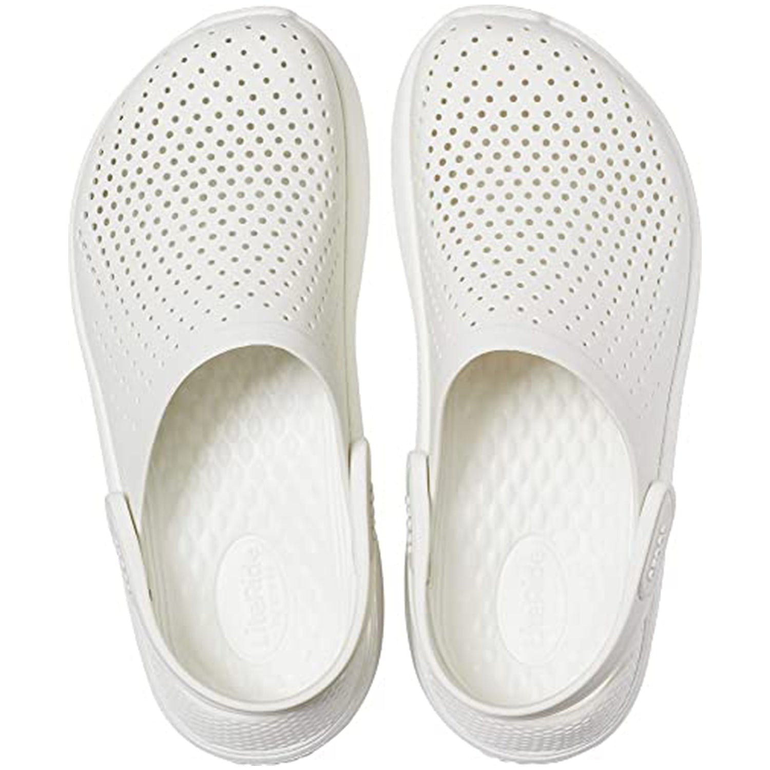 Crocs LiteRide Clog - Unisex Almost White/Almost White Shoe Deals Outlet
