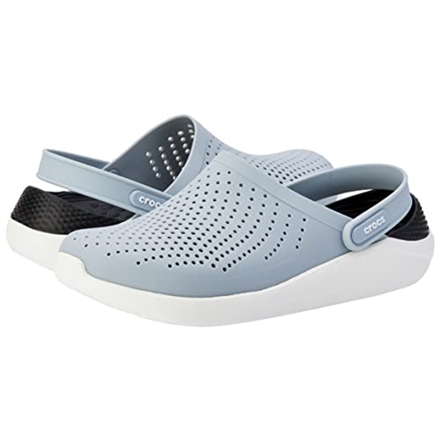 Crocs LiteRide Clog - Unisex Vivid Blue/Almost White Shoe Deals Outlet