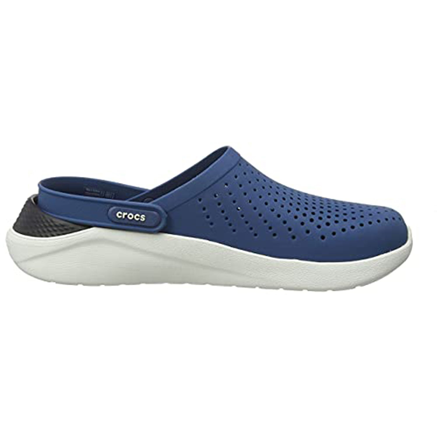 Crocs LiteRide Clog - Unisex Vivid Blue Almost White Shoe Deals Outlet
