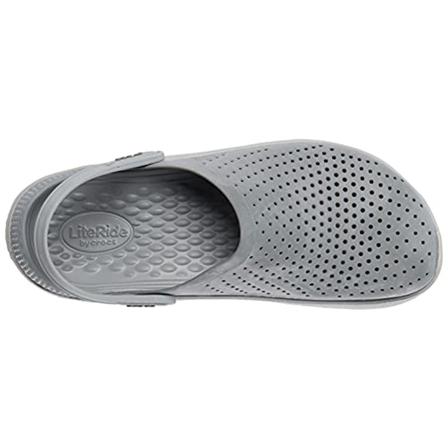 Crocs LiteRide Clog - Unisex Smoke/Pearl White Shoe Deals Outlet