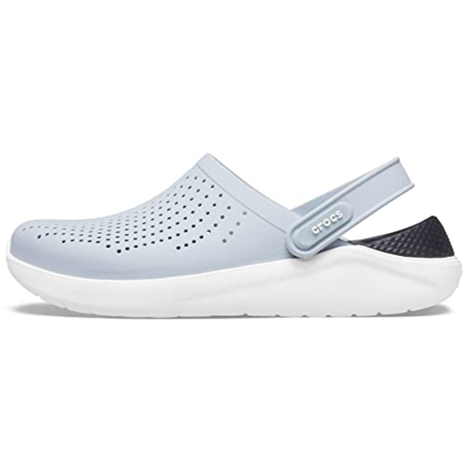 Crocs LiteRide Clog - Unisex Vivid Blue/Almost White Shoe Deals Outlet