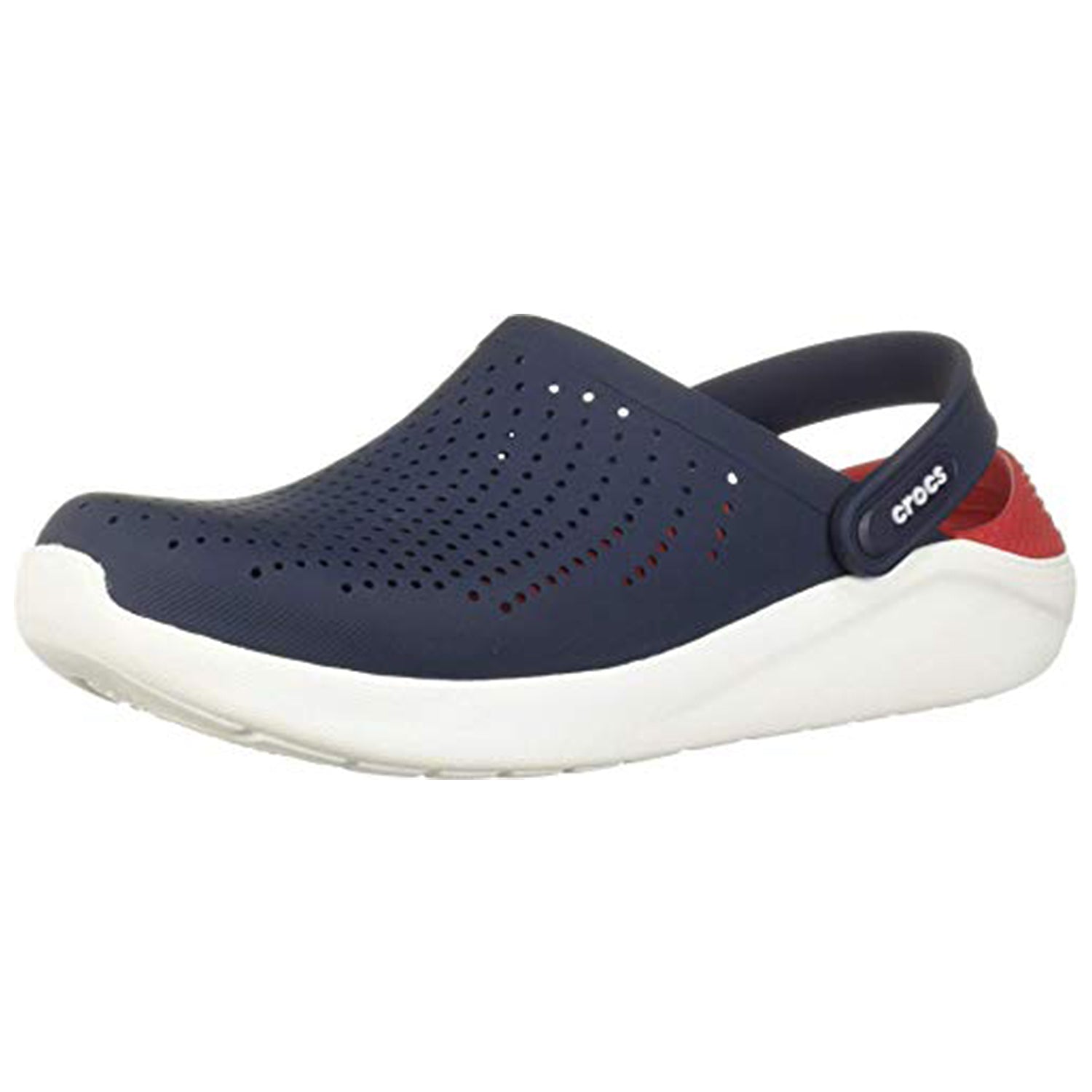 Crocs LiteRide Clog - Unisex Navy/Pepper Shoe Deals Outlet