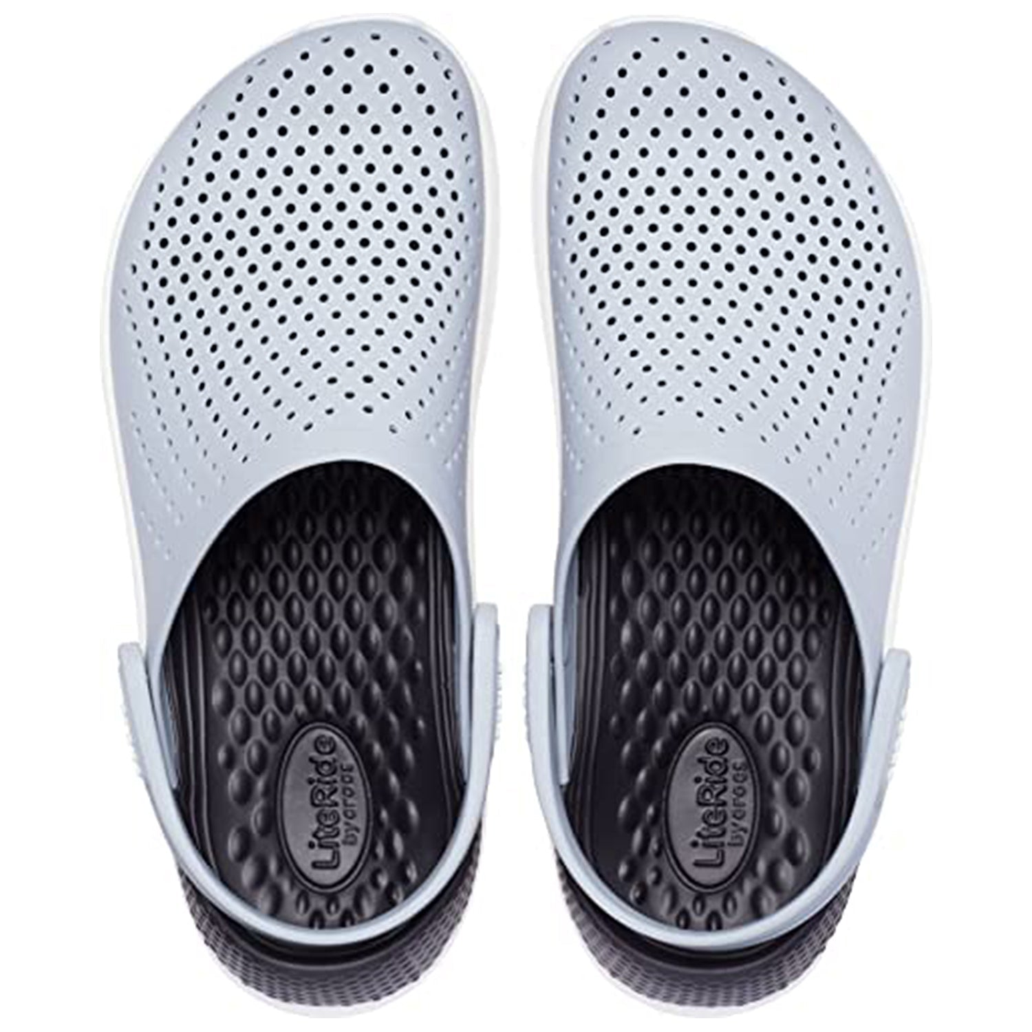 Crocs LiteRide Clog - Unisex Vivid Blue/Almost White Shoe Deals Outlet