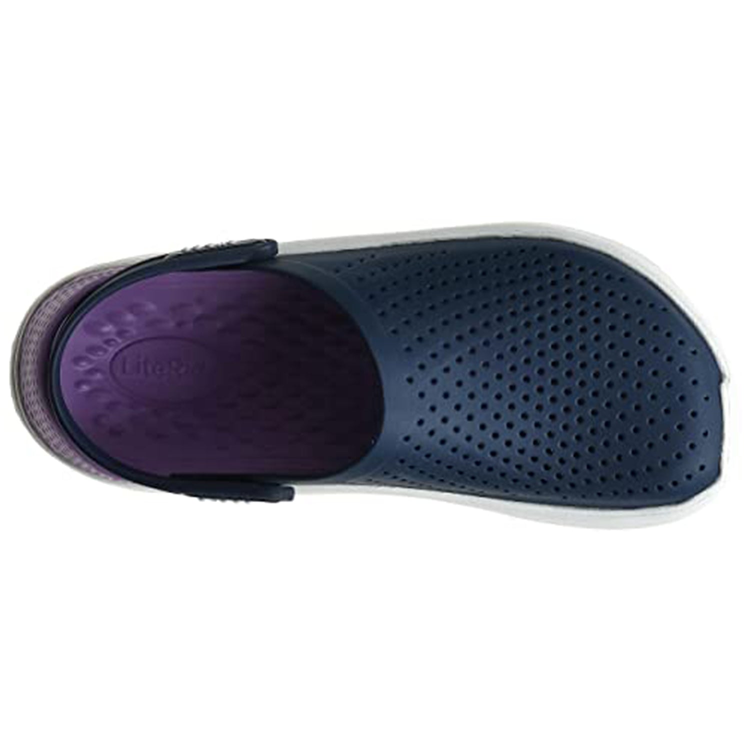 Crocs LiteRide Clog - Unisex Navy/Orchid Shoe Deals Outlet
