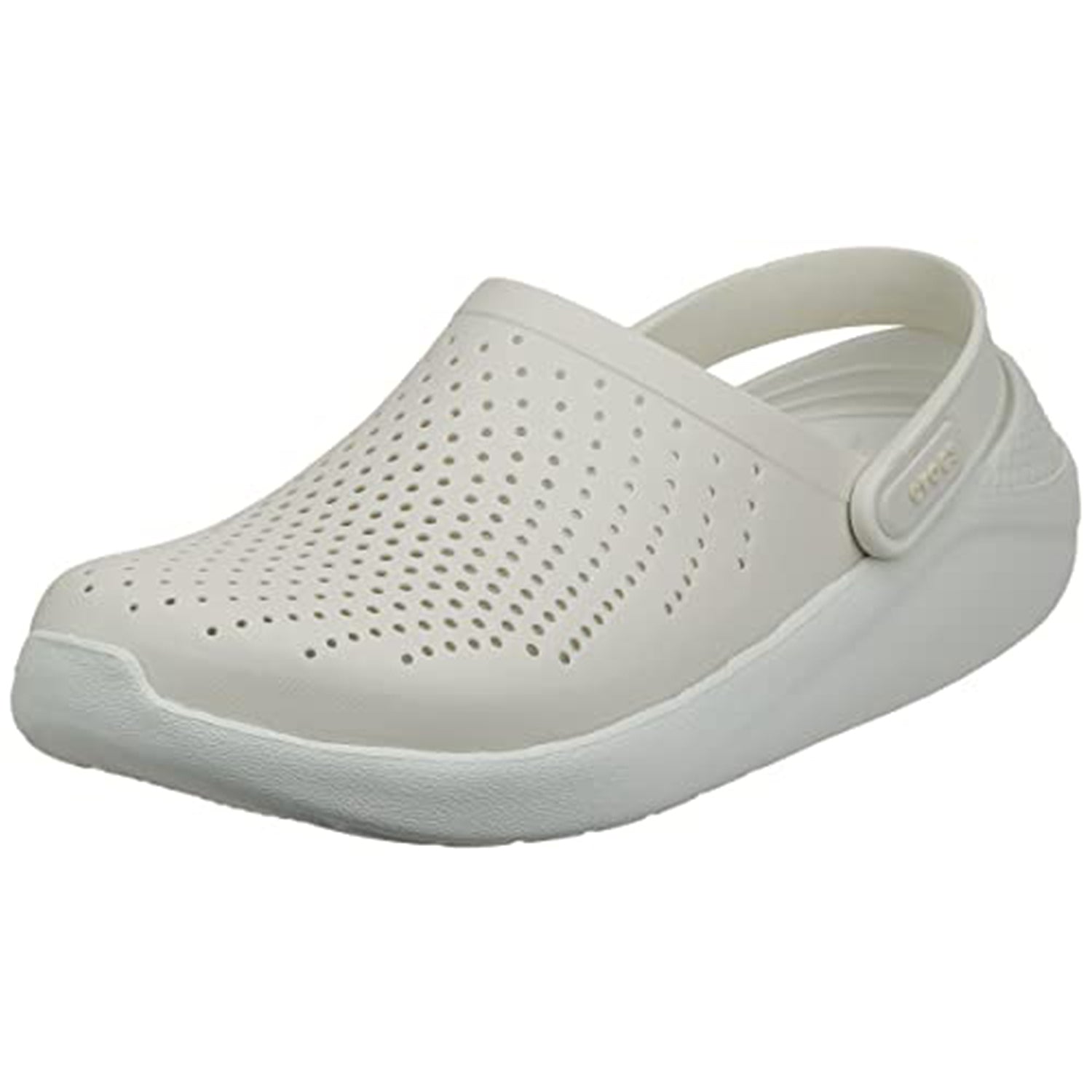 Crocs LiteRide Clog - Unisex Almost White/Almost White Shoe Deals Outlet