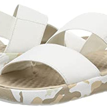 Crocs LiteRide Stretch Sandal - Women's Almost White Shoe Deals Outlet