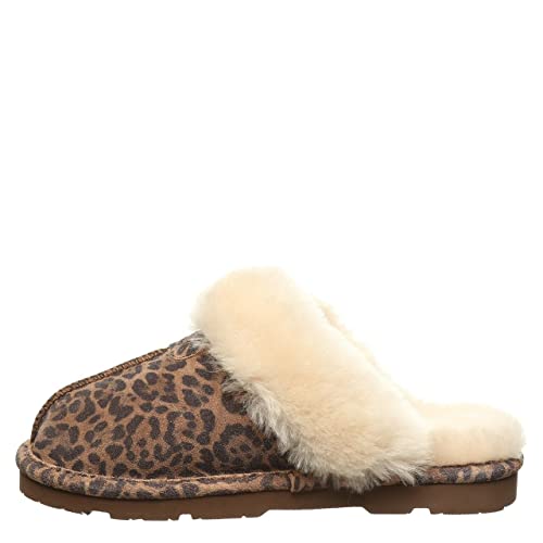 BEARPAW Loki Exotic Slippers - Women's Leopard Shoe Deals Outlet