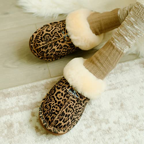 BEARPAW Loki Exotic Slippers - Women's Leopard Shoe Deals Outlet