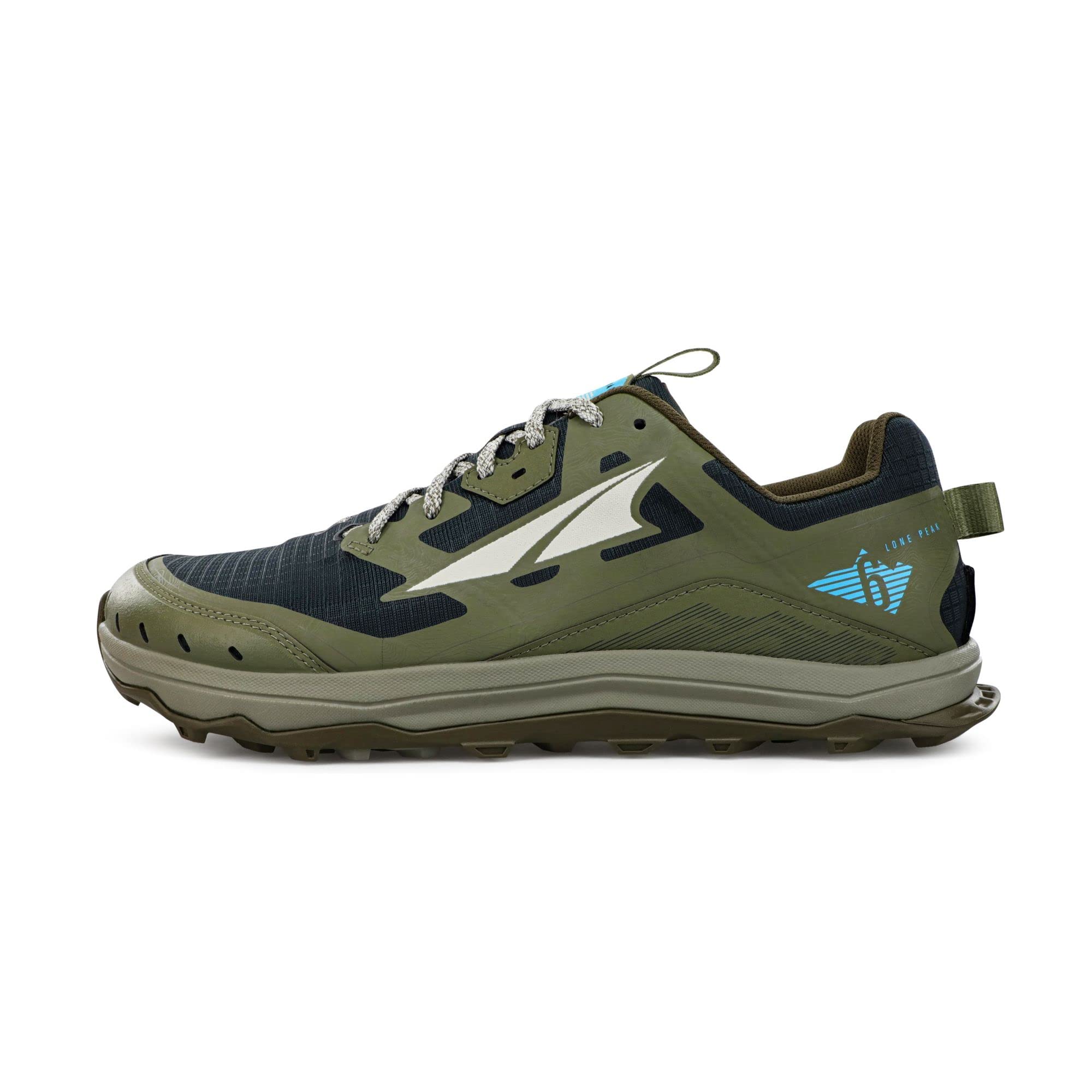 Altra Lone Peak 6 - Men's Gray/Blue Shoe Deals Outlet