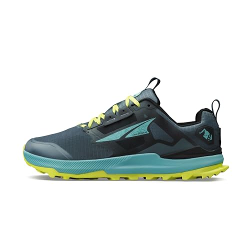 Altra Lone Peak 8 - Men's BLACK/GREEN Shoe Deals Outlet